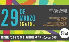 Integrando cuerpo, mente y emociones | Sábado 29 de marzo | 16 a 18 hs. | Instituto Kutir