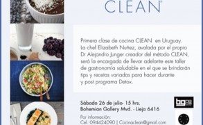 Primera clase de cocina CLEAN en Uruguay!